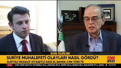 Suriyeli muhalif siyasetçi Hadi El Bahra CNN TÜRK'te! "Türkiye'de sonsuza kadar kalmayacağız"