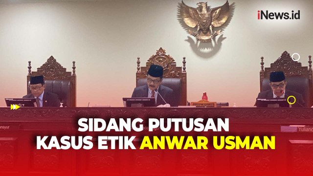 MMK Putuskan Anwar Usman Tidak Terbukti Melanggar Kode Etik