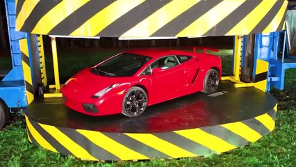 Hydraulic Press Vs Lamborghini | i put lamborghini under hydraulic press