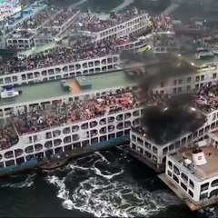Heure de pointe au Bangladesh