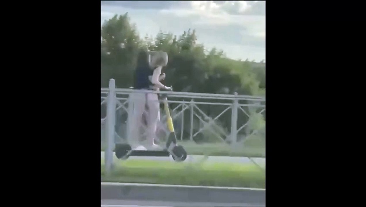 Faire de la trottinette quand il fait chaud