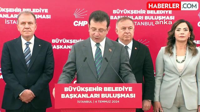 CHP'li Büyükşehir Belediye Başkanları İstanbul'da Bir Araya Geldi... İmamoğlu: Başarılı Olmada Kararlıyız. Aynı Zamanda Gönülleri Kazanacağız