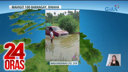 Ilang lugar sa Mindanao, nakaranas ng pagbaha at landslide | 24 Oras