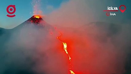 İtalya’daki Etna Yanardağı yeniden faaliyete geçti