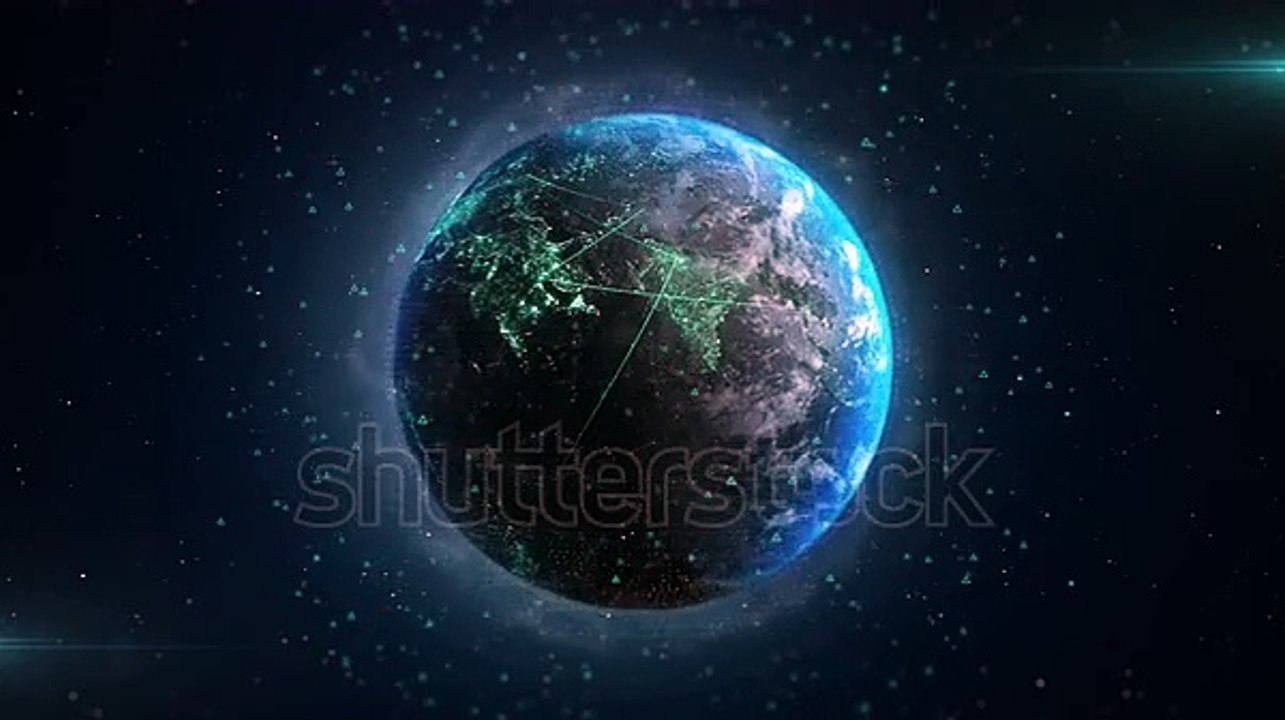 Digitalization Concept Global Technology. 3d