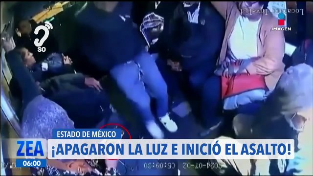 Asaltan a pasajeros de una combi en Naucalpan, Estado de México