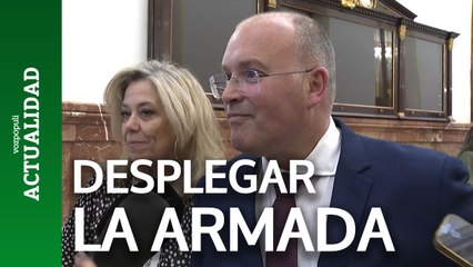 Tellado ratifica su propuesta de desplegar a la Armada ante la inmigración