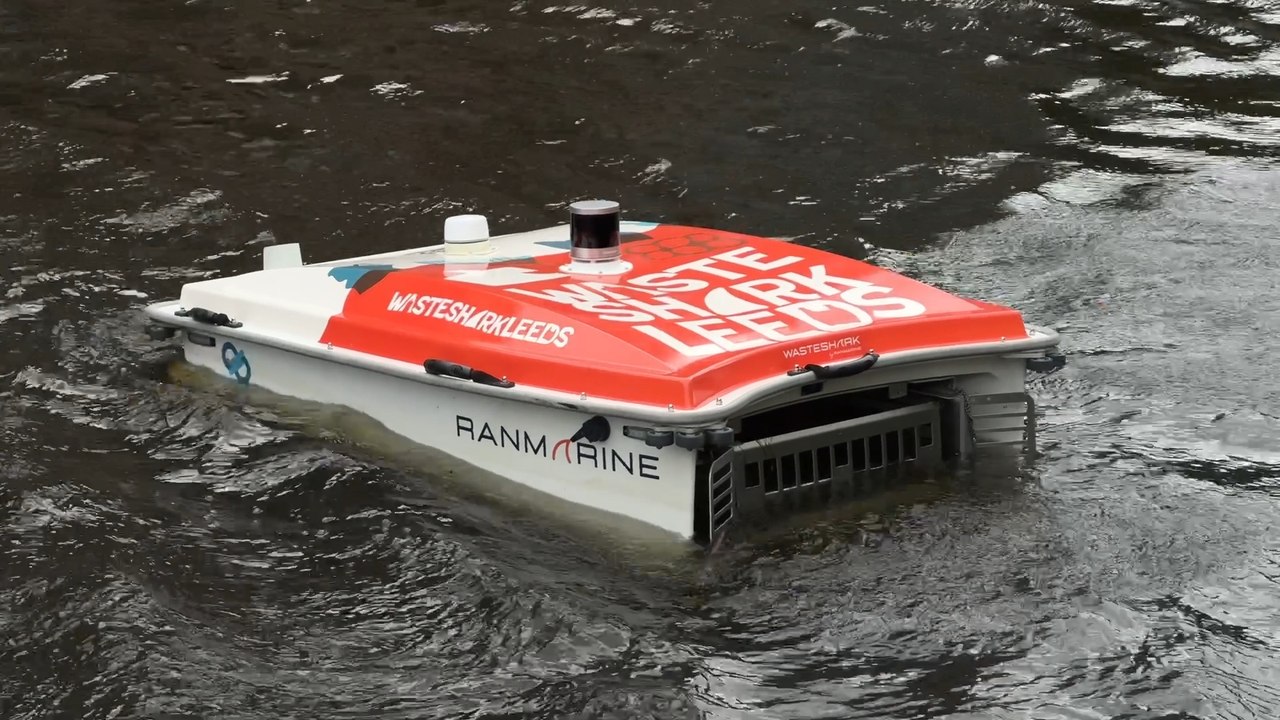 WasteShark Leeds: Meet the litter-eating robot cleaning up the city’s waterways