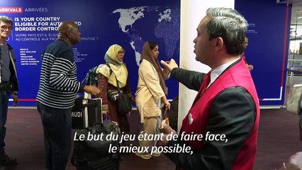 JO-2024: à Roissy, la police aux frontières est parée pour accueillir le flot de voyageurs