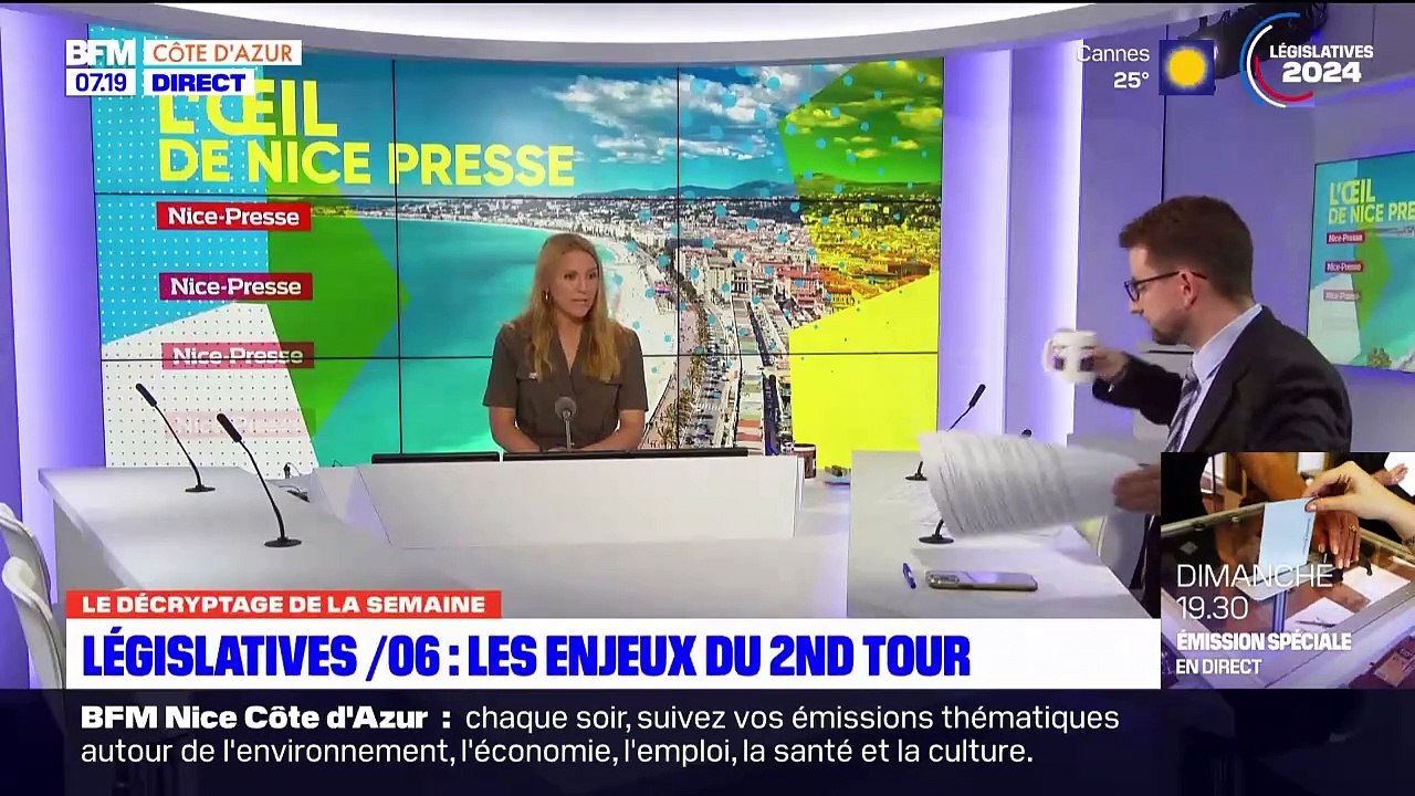 Les législatives dans l'oeil de Nice-Presse - 04/07