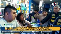 Policía interviene tiendas donde se dedicaban a la clonación de IMEI en Huaral