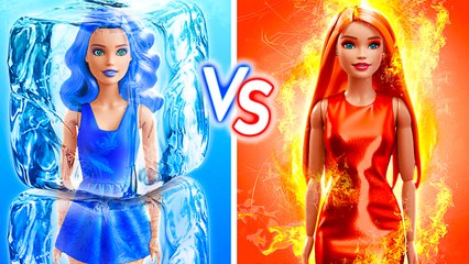 Mon Dieu ! Quelle chaleur  Relooking de poupée 