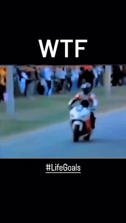 Fire bike rider