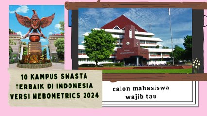 10 Kampus Terbaik di Indonesia Versi Webometrics 2024 adakah salah satunya kampusmu
