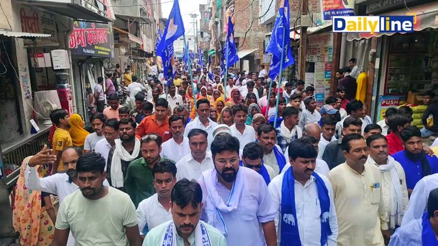 BSP Jan Akrosh Rally:Bhind में BSP की ताकत,निकाली Jan Akrosh Rally|Mayawati|Akash Anand