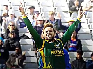 Shahid Afridi on fire  in Champions League