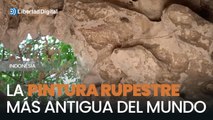 Descubren en Indonesia la pintura rupestre más antigua del mundo