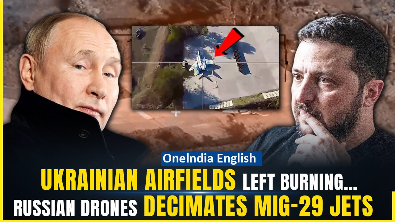 ‘Shocking Drone Footage!’: Russia's Iskander Missile Destroys Ukraine’s MiG-29 Jets in Donetsk|Watch