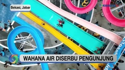 Ribuan Pengunjung Serbu Wisata Air di Bekasi