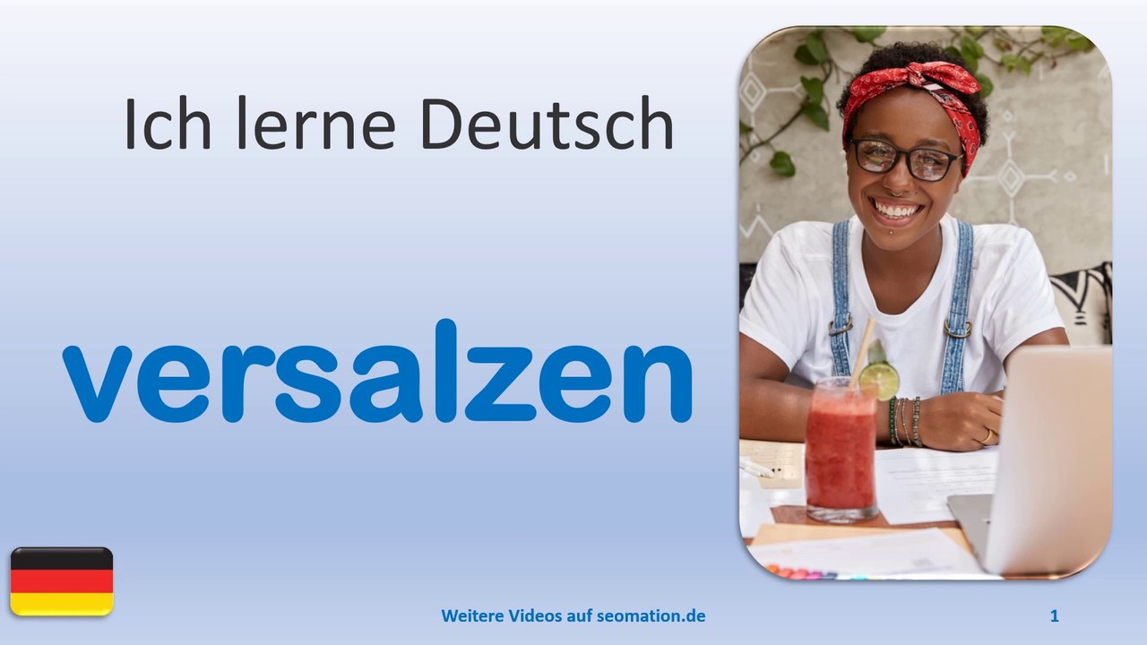 ✅versalzen✅ Ich lerne Deutsch mit Texten und Bildern in unterschiedlichen Situationen.