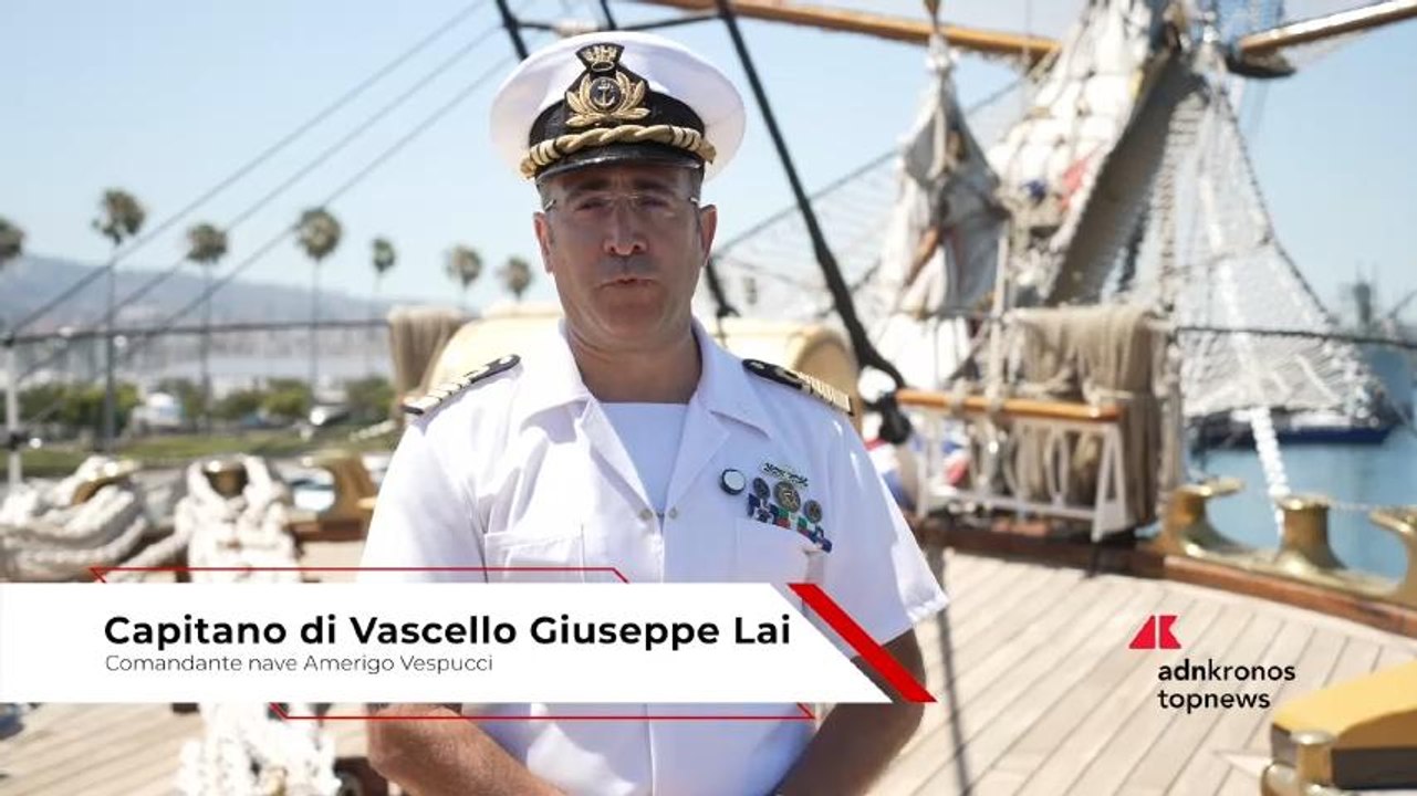 Il Capitano di Vascello Lai: "Nave scuola Vespucci un assetto di diplomazia e valori"