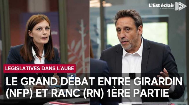 Législatives 2024 : le débat entre Olivier Girardin (NFP) et Angélique Ranc (RN) (1ère partie)