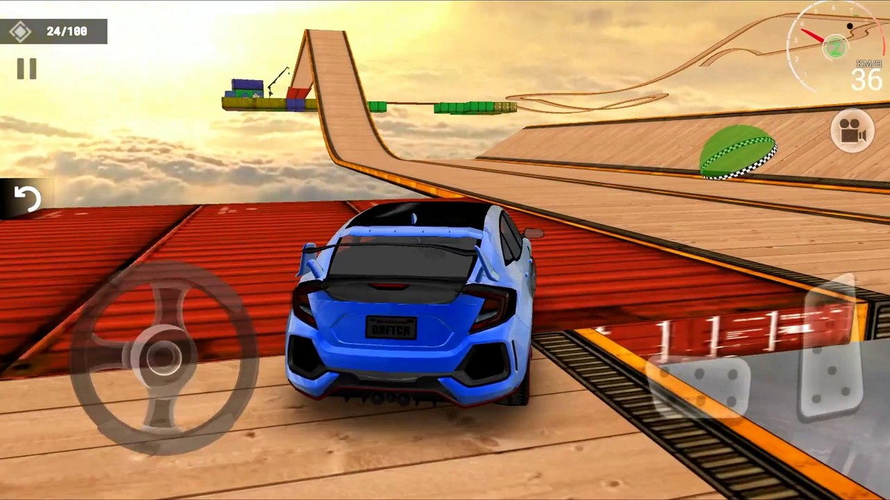 Mega Marathon Car Ramp Simulation Gameplay Part 2 | GT Mega Car Ramp