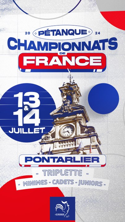 CHAMPIONNATS DE FRANCE TRIPLETTE JEUNES - PONTARLIER 2024