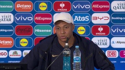 Kylian Mbappé: "On a l'ambition d'être champions d'Europe, mais on a d'abord l'ambition d'aller en demi-finale"