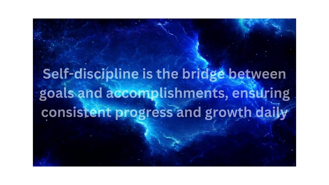 Cultivating Self Discipline
