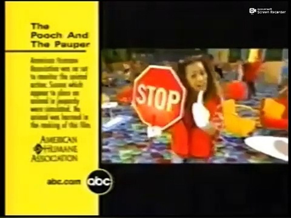 The Pooch And The Pauper ABC Split Screen Credits
