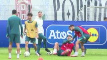 From bad to worse - Ronaldo's double training tumble