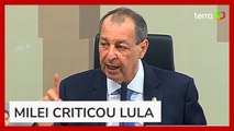 Omar Aziz chama Milei de 'moleque', 'vagabundo' e 'bandido' em comissão no Senado