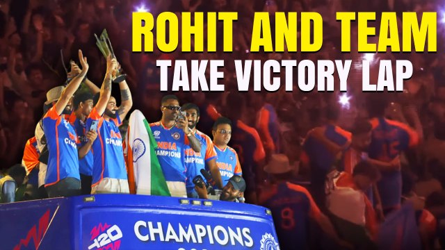 T20 World Champion Team India Victory Parade Live: Spectacular homecoming for Team India in Mumbai