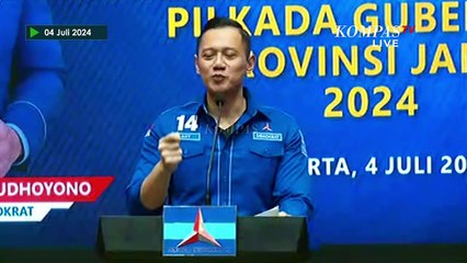 Jawab AHY soal Isu Jokowi Tawarkan Kaesang ke Partai Demokrat