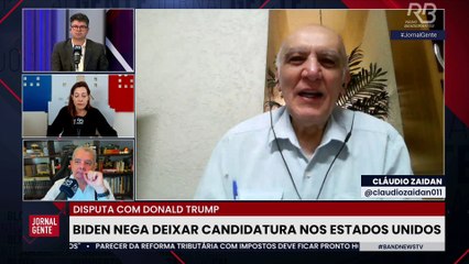 "Biden caiu em uma armadilha", diz Zaidan sobre debate com Trump nos EUA