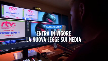 Slovacchia, entra in vigore la criticata legge sui media che smantella la tv pubblica