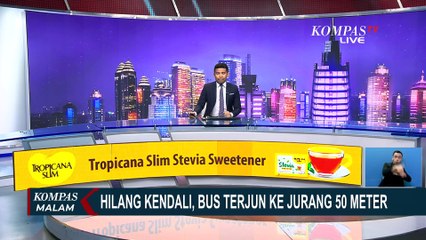 Video Amatir Bus Terjun ke Jurang Sedalam 50 Meter di Lampung Barat, 1 Orang Tewas