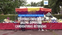 Legislativas francesas: o dilema dos eleitores quando os candidatos se retiram