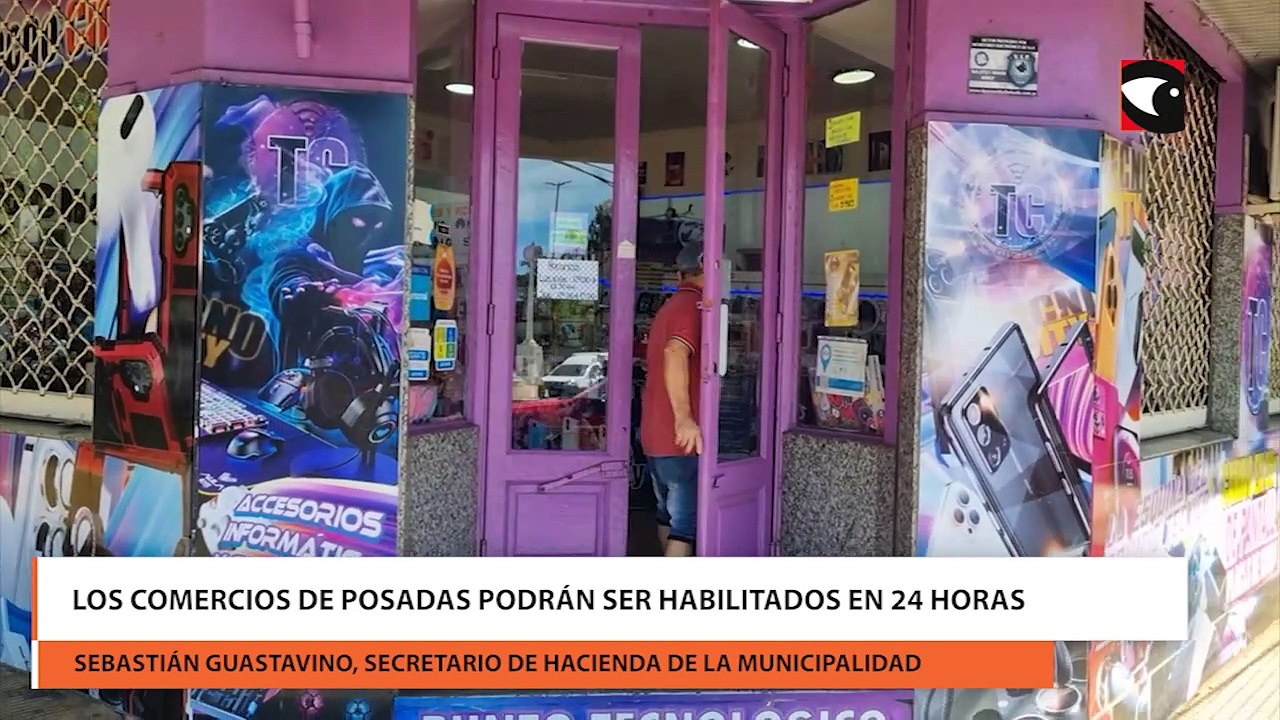 Los comercios de posadas podrán ser habilitados en 24 horas