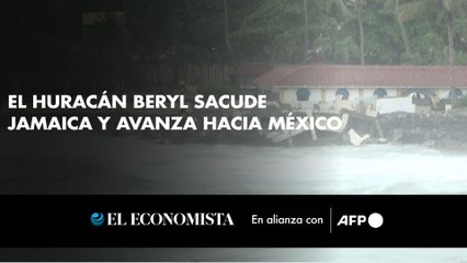 El huracán Beryl sacude Jamaica y avanza hacia México