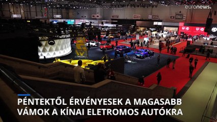 Péntektől akár 37 százalékos vámot vethet ki a kínai elektromos járművekre az EU
