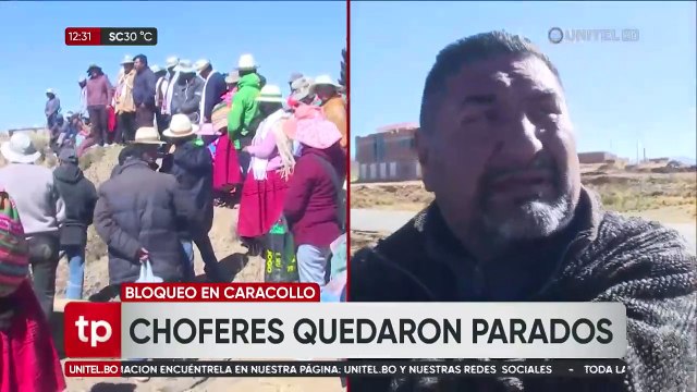 Bloqueo en Caracollo: Decenas de choferes afectados están desesperados por llegar a sus destinos imploran por cuarto intermedio