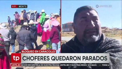 Bloqueo en Caracollo: Decenas de choferes afectados están desesperados por llegar a sus destinos imploran por cuarto intermedio