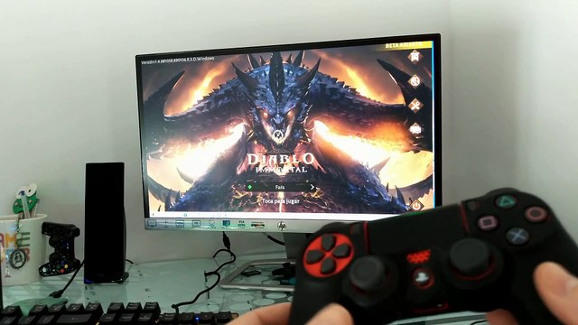 Como JUGAR a DIABLO IMMORTAL en PC con MANDO de PS4 por BLUETOOTH FÁCIL y RÁPIDO