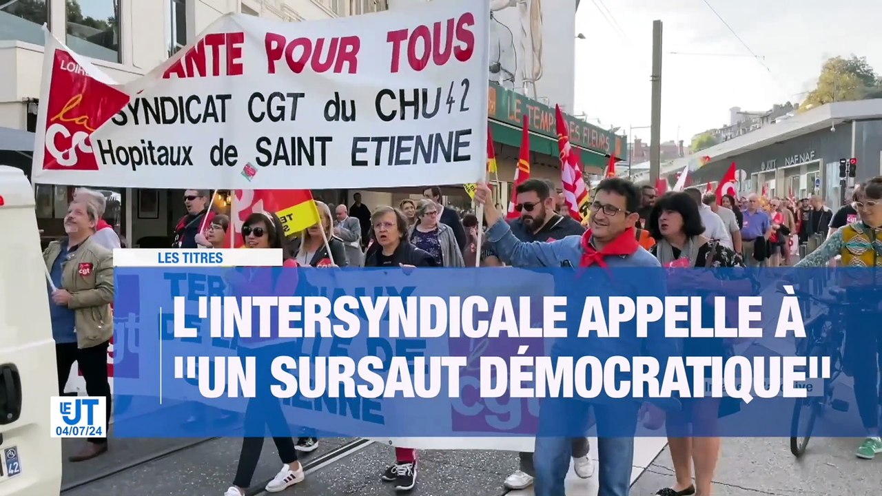 À la UNE : Dernier nom du Foreztival / L'intersyndical appelle à "un sursaut démocratique" / Aïmel Moueffek prolonge son contrat avec l'ASSE / Partez en tanshumance