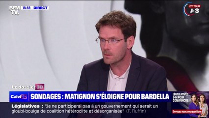 Nicolas Mayer-Rossignol, premier secrétaire délégué du PS: "Celles et ceux qui sont dans le 'ni-ni' sont ni dans le courage, ni dans la responsabilité"