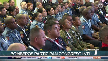 Bomberos participan en congreso internacional sobre prevención de emergencias y seguridad