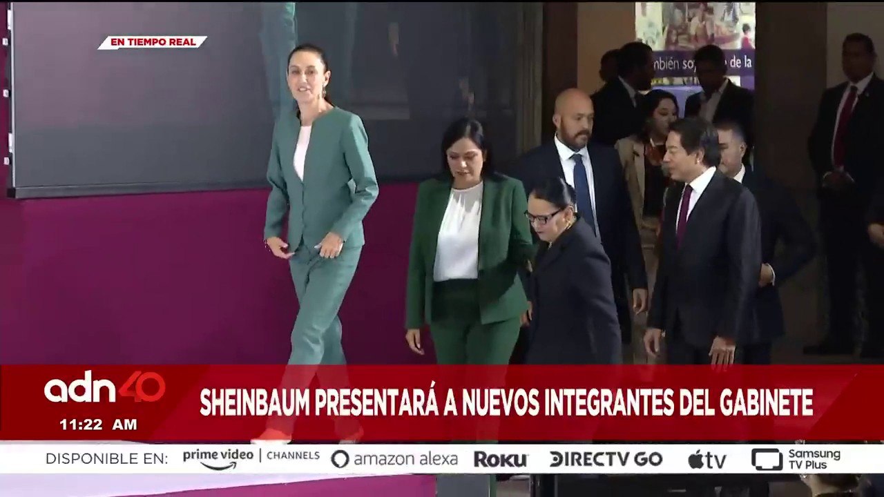 ¡Última Hora!  Claudia Sheinbaum presenta a nuevos integrantes de su gabinete
