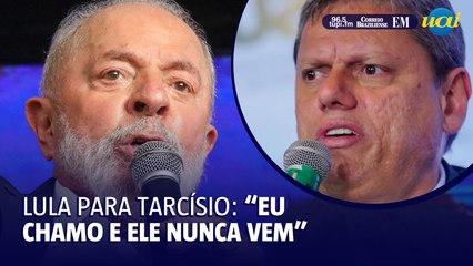 Lula volta a criticar ausência de Tarcísio durante cerimônia em SP